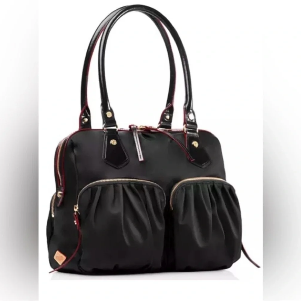 Stylish Black MZ Wallace bag nylon leather - Picture 2 of 11